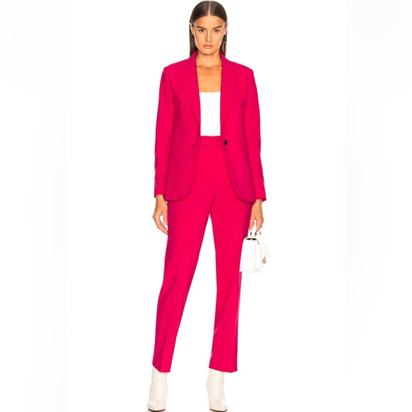 Rag and Bone Ridley Hot Pink Stretch Blazer - Picture 4 of 15